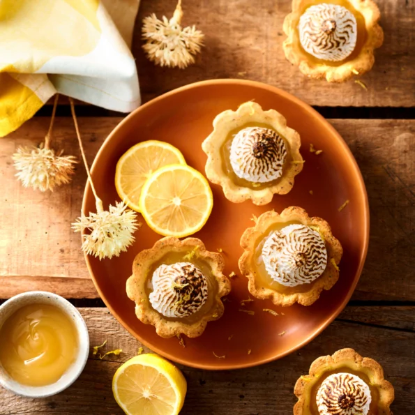 Petites tartelettes au citron meringuées