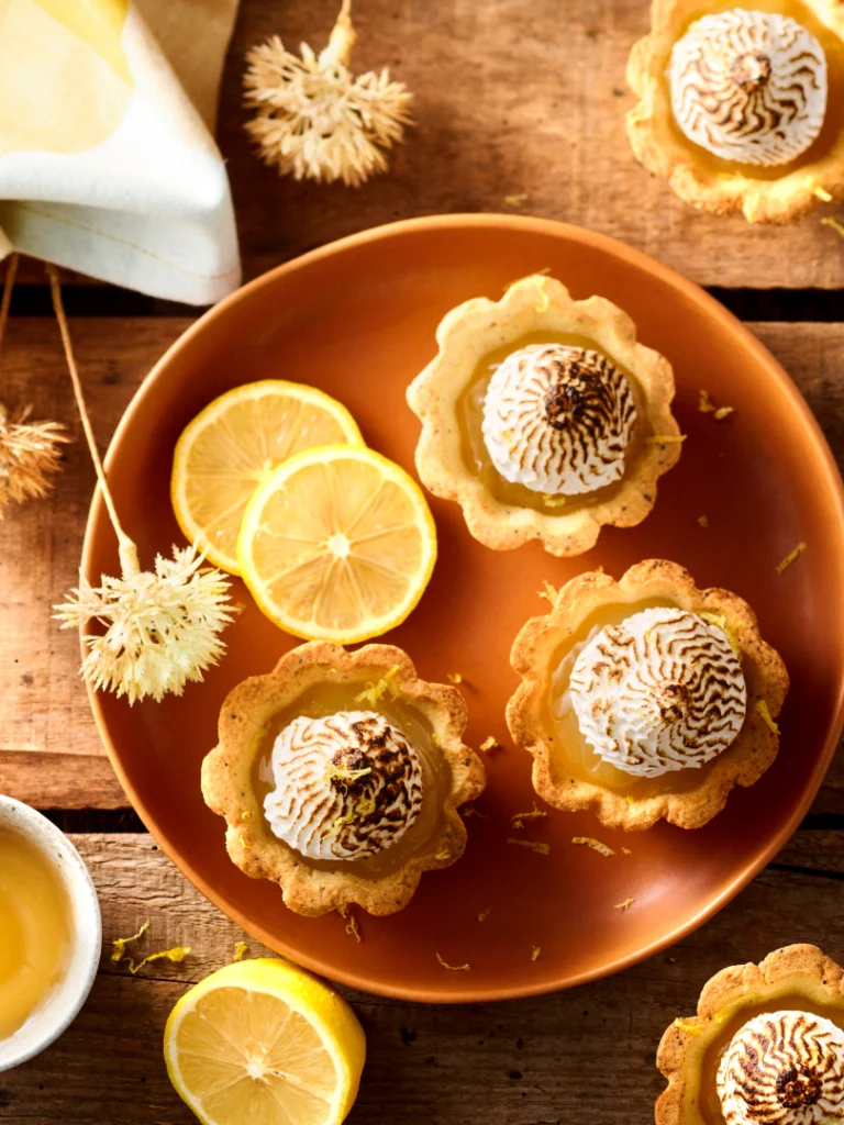 Petites tartelettes au citron meringuées