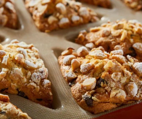 Candied Orange Bittersweet Chocolate Scones