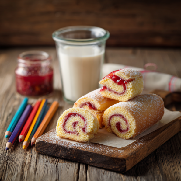 Mini-roulés à la confiture
