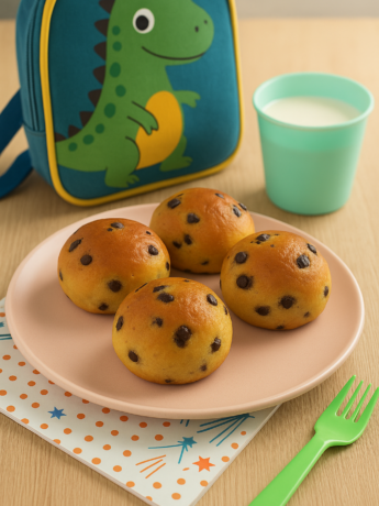 Brioches aux pépites de chocolat