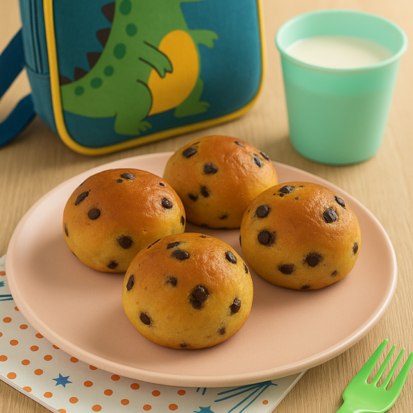 Brioches aux pépites de chocolat